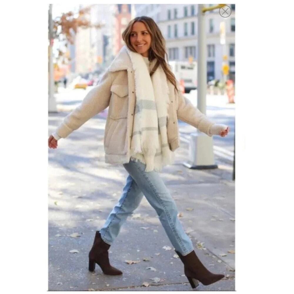 NEW Something Navy Faux Shearling Teddy Jacket Size XL - Picture 2 of 11